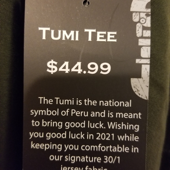 The Winston Box Tumi Tee (Peruvian) GREEN 3X - Picture 5 of 6